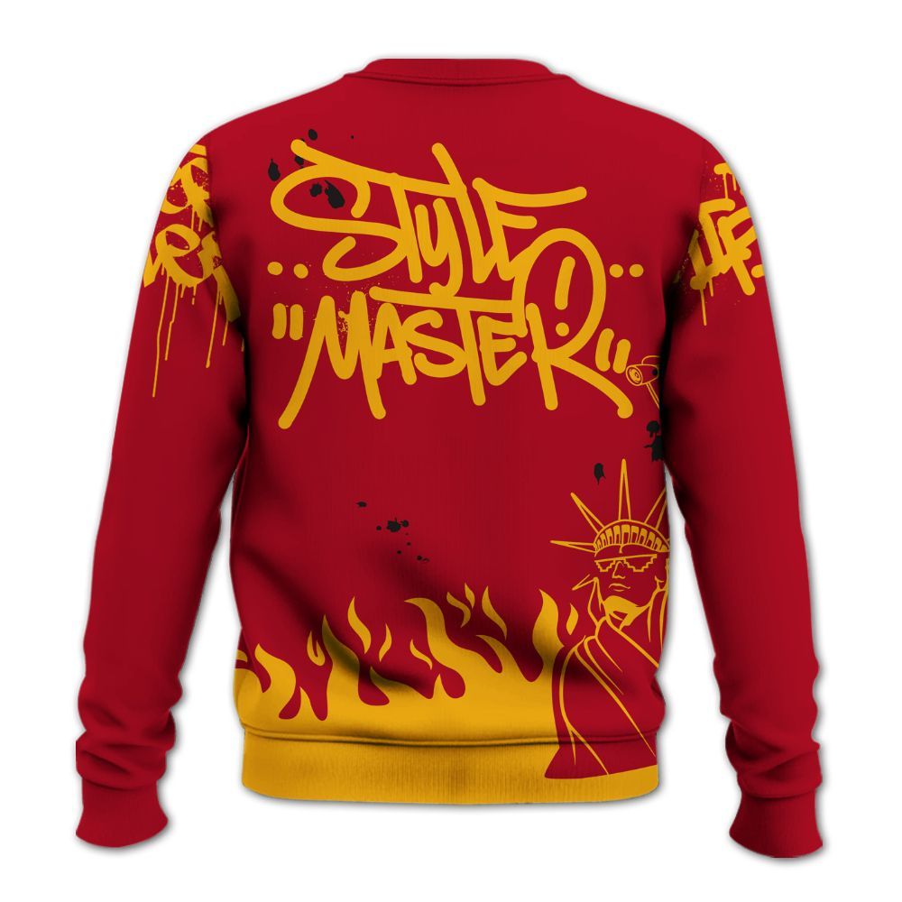 Sweatshirt To Match Cardinal 7s - Graphic Fck Around Find Out All Over Print