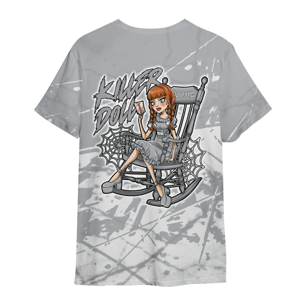 Shirt To Match Low OG Wolf Grey 1s - Killer Doll-A Halloween Profound All Over Print