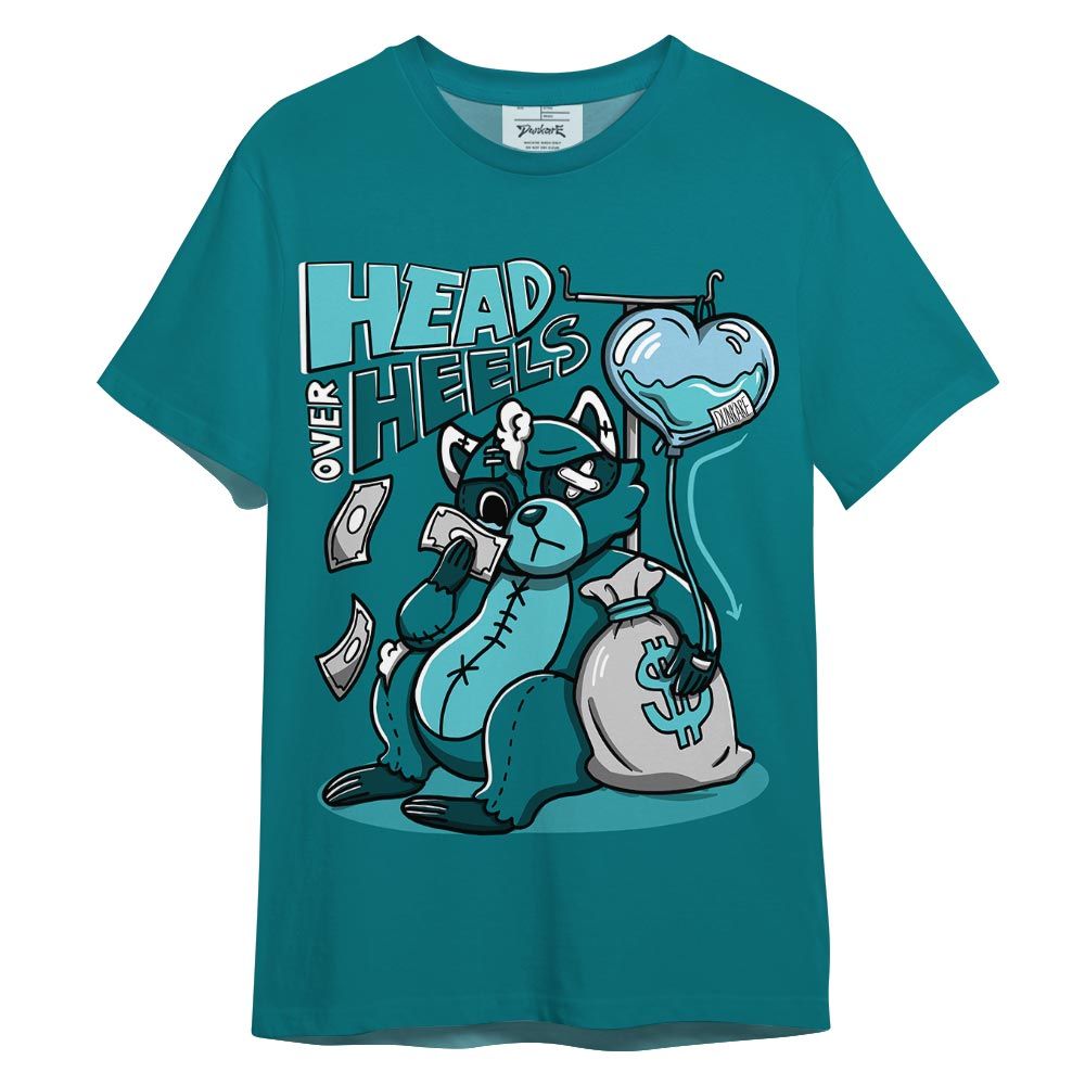 Shirt To Match Oxidized Green 4s T-- Head Over Heels Raccoon Color T-Shirt Unisex