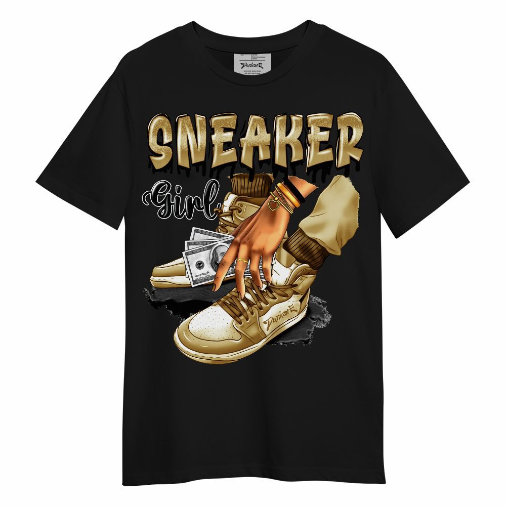 Shirt To Match Black LD 1000 - SNEAKER Girl Money Drip Unisex Shirt