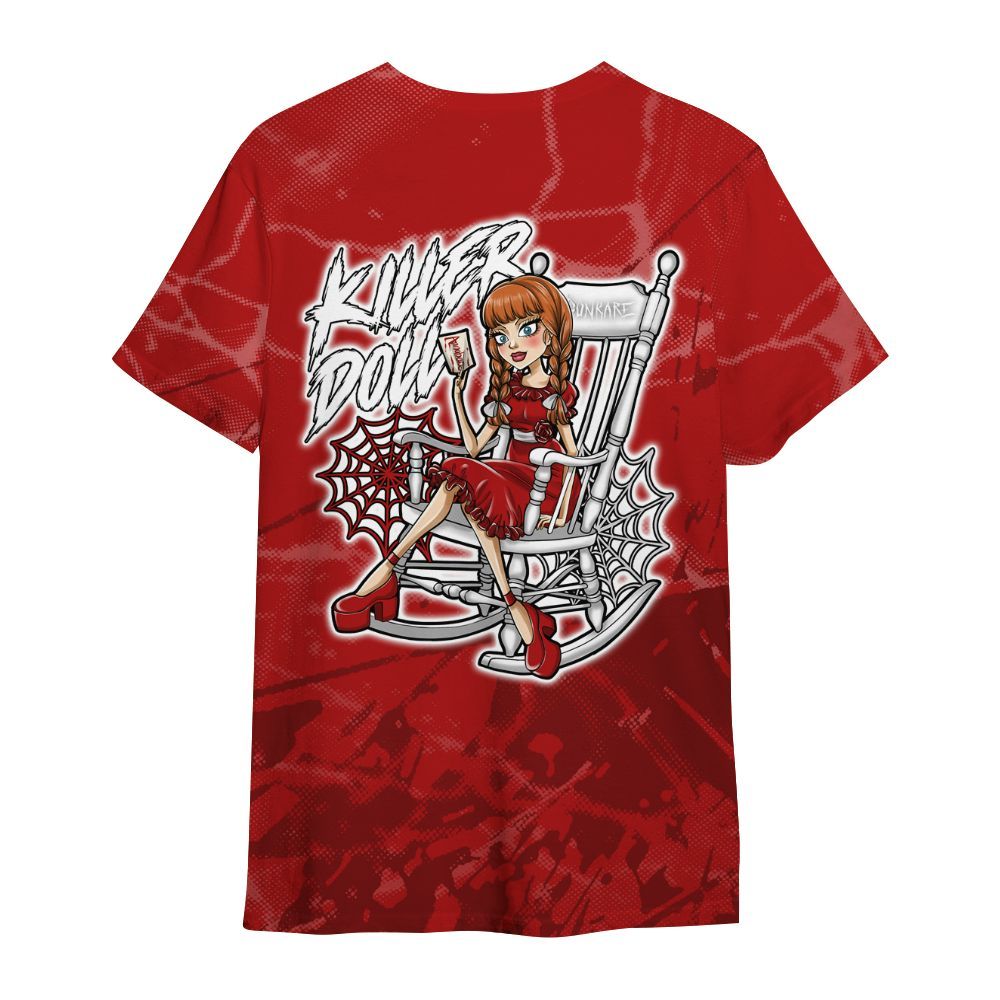 Shirt To Match Red Taxi 12s - Killer Doll-A Halloween Profound All Over Print