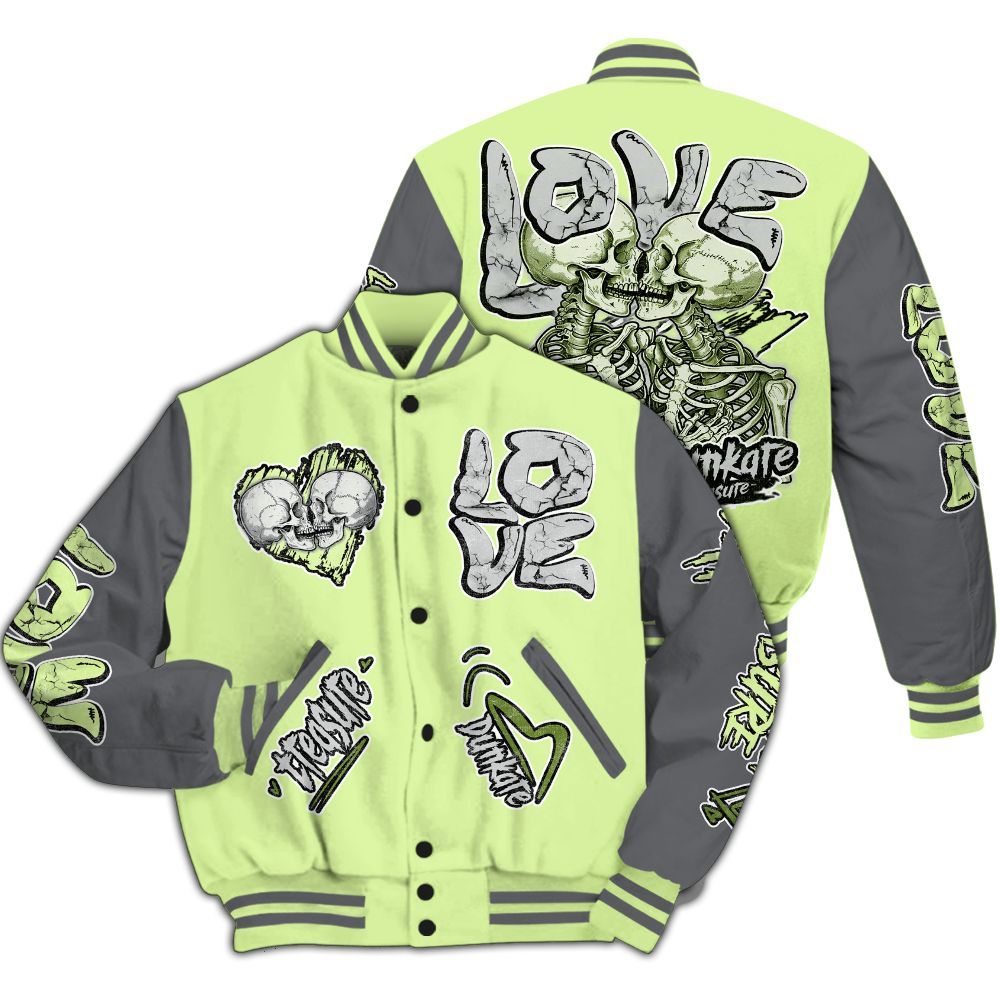 Varsity Jacket To Match Smoke Grey Volt TR 1s - Skull Bear All Over Print