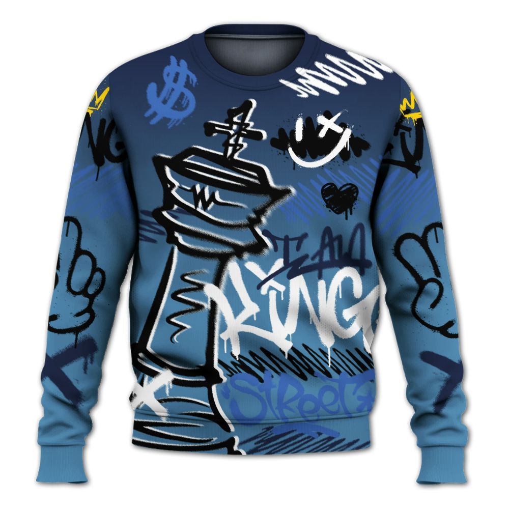 Sweatshirt To Match Air Force 1 Stash - Street King Chess Streetwear All Over Print