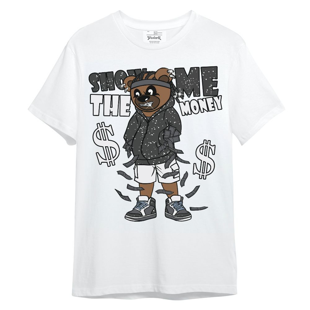 Shirt To Match Reverse Black White 6s - Show Me Bear Unisex Shirt