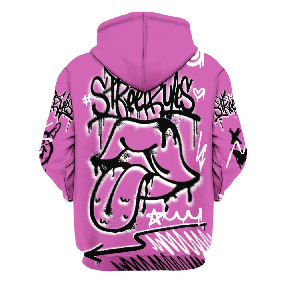 Hoodie To Match Hyper Violet 4s - Break Rules Streetwear All Over Print