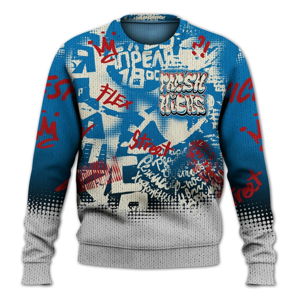 Sweater To Match Rare Air 3s - Fresh Kicks Bear Grunge Graphic