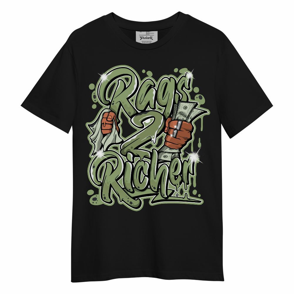 Shirt To Match Oil Green 4s - Rag 2 Rish Graphic Unisex Shirt