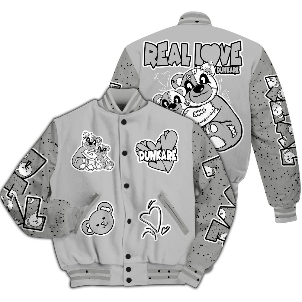 Varsity Jacket To Match Retro White Oreo 4s - Sincere Fondness Bear All Over Print