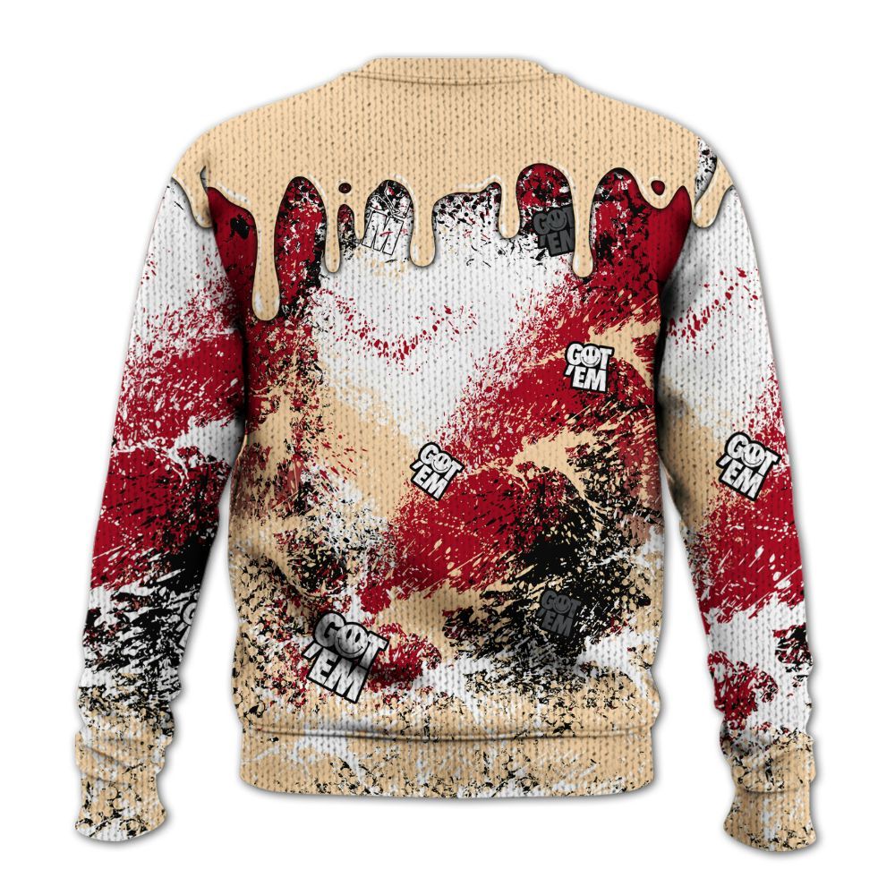 Sweater To Match Retro Pizza GS 4s - Dripping 23 Drip Graphic