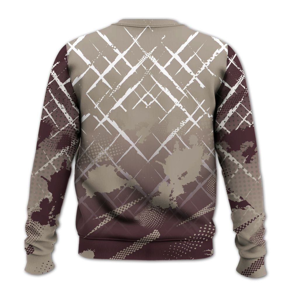 Sweatshirt To Match AMM Retro Phantom 4s - Halftone Stand Business Dripping All Over Print