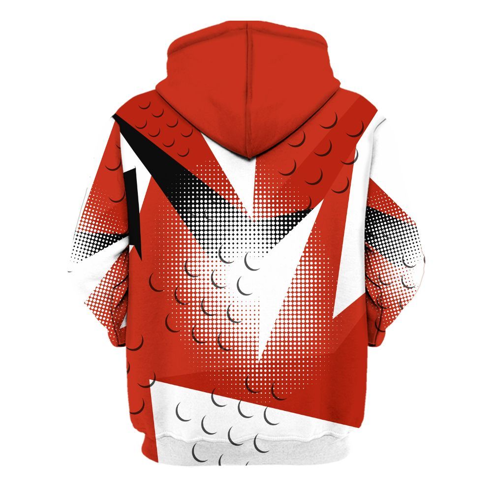 Hoodie To Match Red Cement 4s - Poly Custom Name Number 23 5s All Over Print