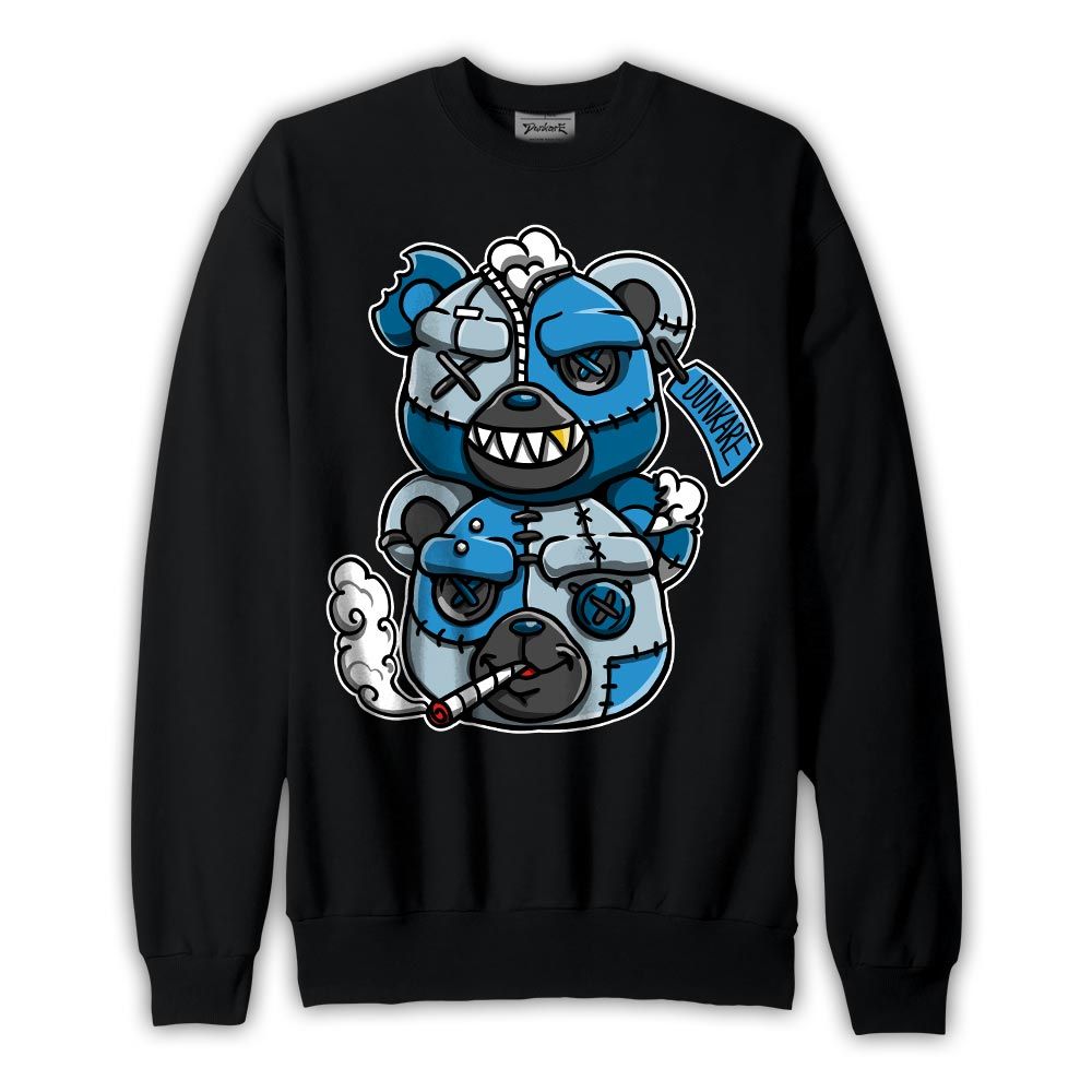 Sweatshirt To match Powder Blue 9s Sweatshirt - Double Hazard Hugz Graphic