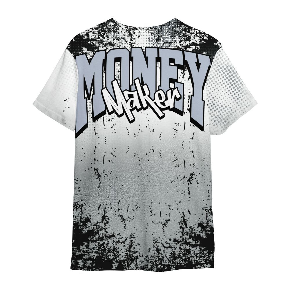Shirt To Match White Metallic 2026 5s - Move In Silence Money Street Retro All Over Print