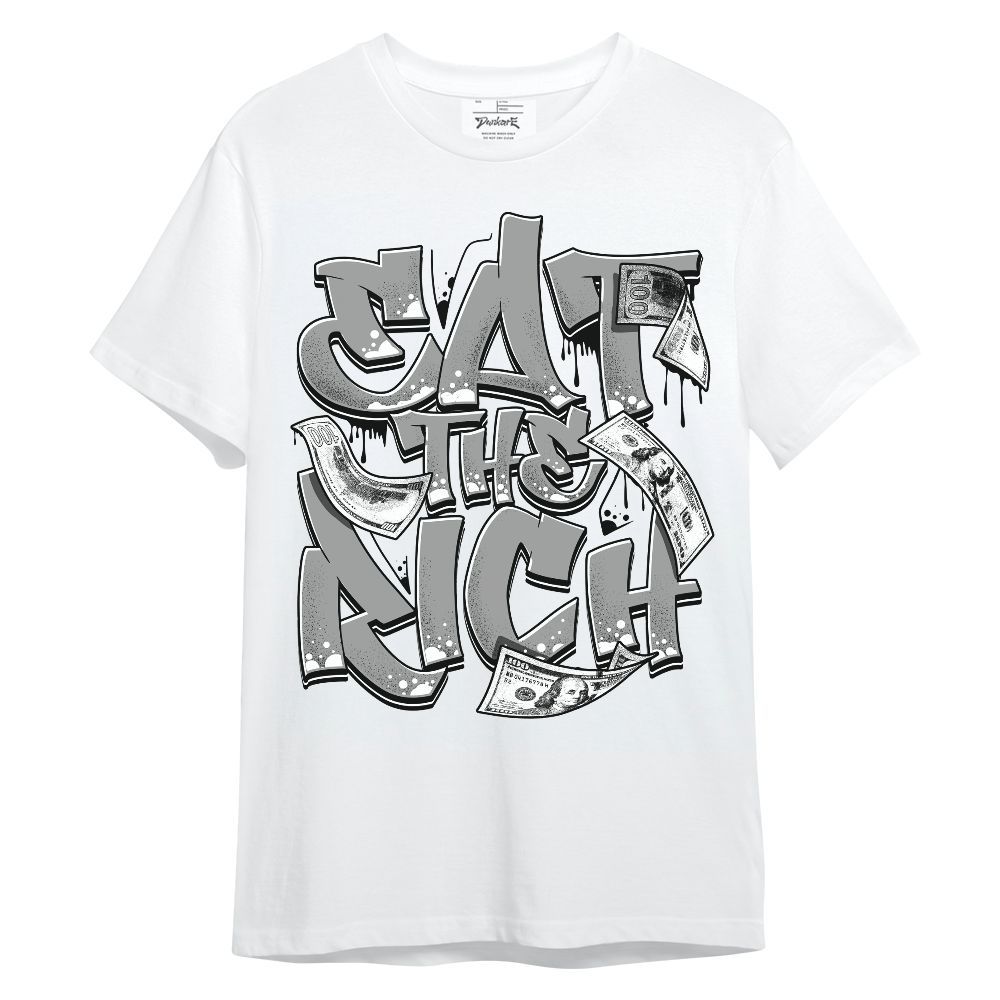 Shirt To Match Black Wolf Grey 12s - Eat The Money Graffiti Unisex Shirt