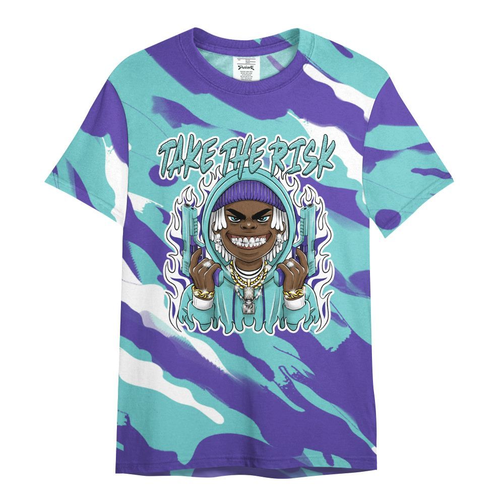 Shirt To Match Low Hornets 1s - Take The Risk Colored All Over Print