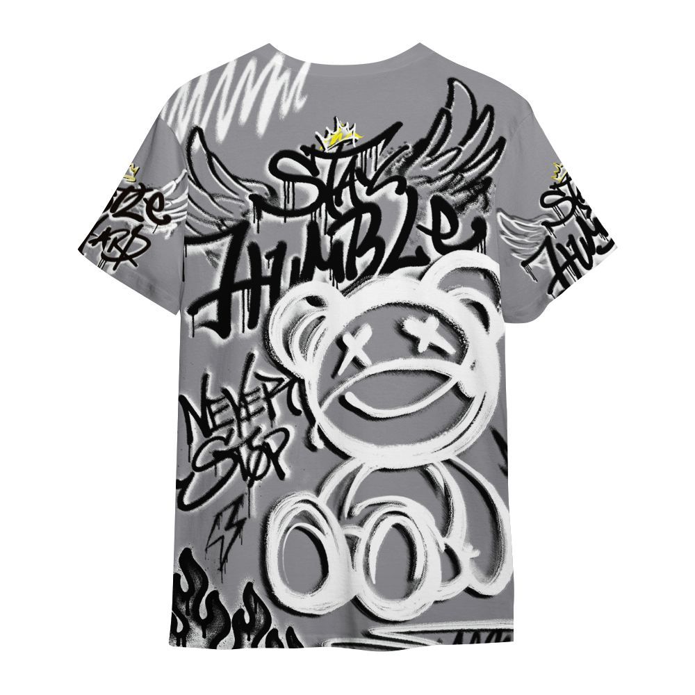 Shirt To Match Cement Grey 11s - Humble Drip Streetwear Graffity All Over Print