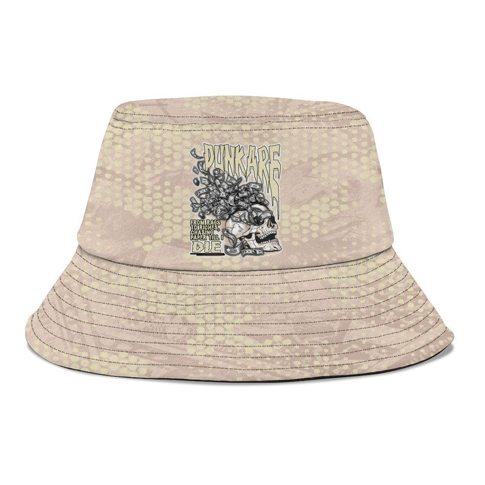 Bucket Hat To Match A Ma Maniere X Fossil Stone 4s - From Rags To Riches Graphic
