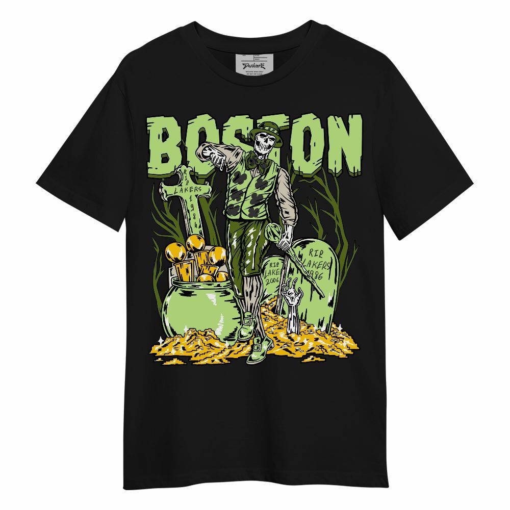 Shirt To Match Air Max Stussy Action Green - Goldrush Skeleton Unisex Shirt