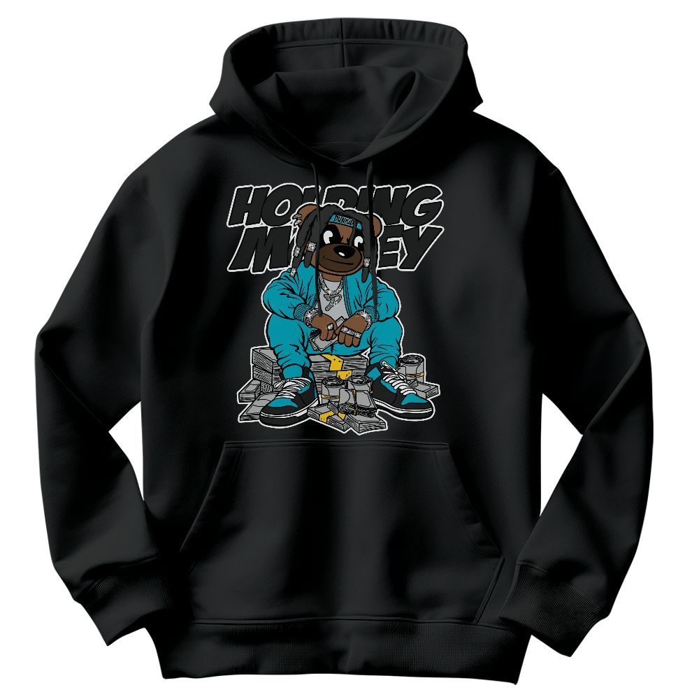 Sweatshirt To Match Retro Aqua 5s - Possessing Moneys Bear Graphic