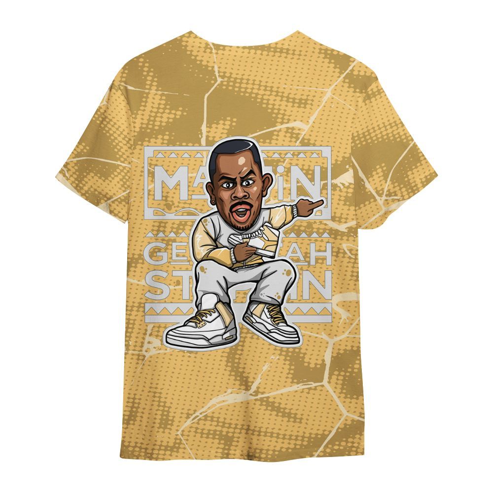 Shirt To Match Craft Paris 6s - Get Tag Sneakers Steppin' Graphic Crack All Over Print