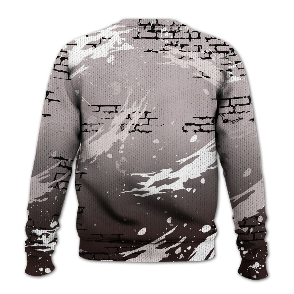 Sweater To Match AMM Air Smokey Mauve 6s - Values Of Loyalty Drip Graphic