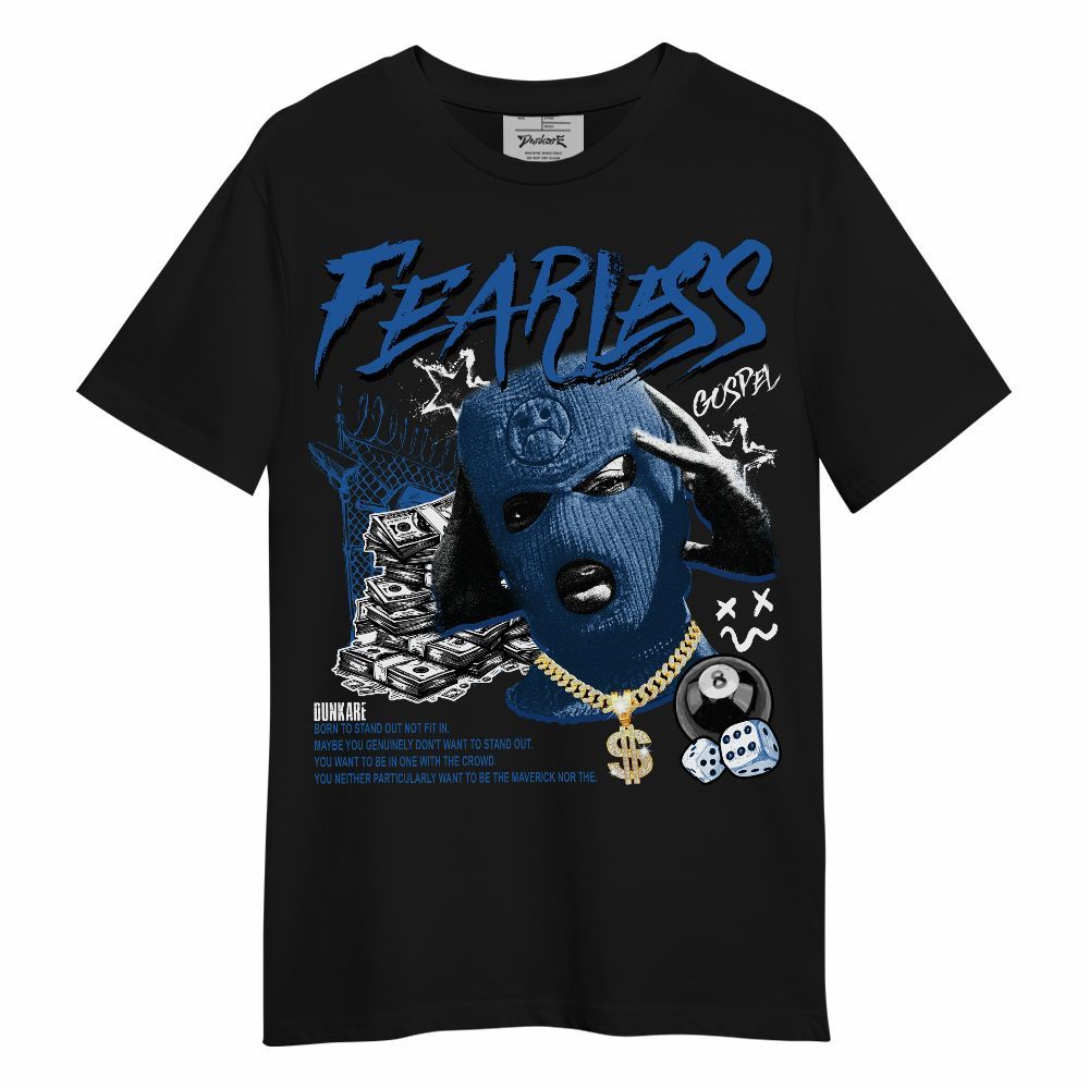 Shirt To Match Brave Blue 13s - Fearless Gospel Streetwear Money Unisex Shirt