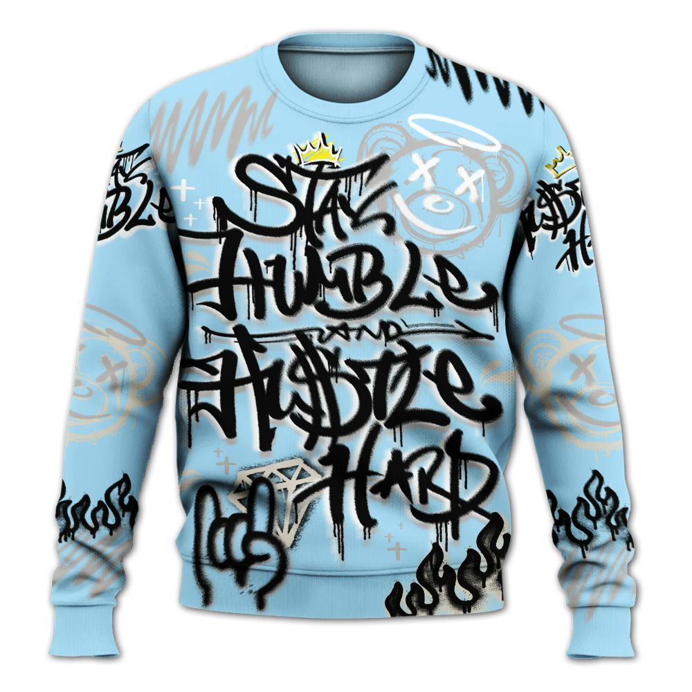 Sweatshirt To Match Retro SoleFly 13s - Humble Drip Streetwear Graffity All Over Print
