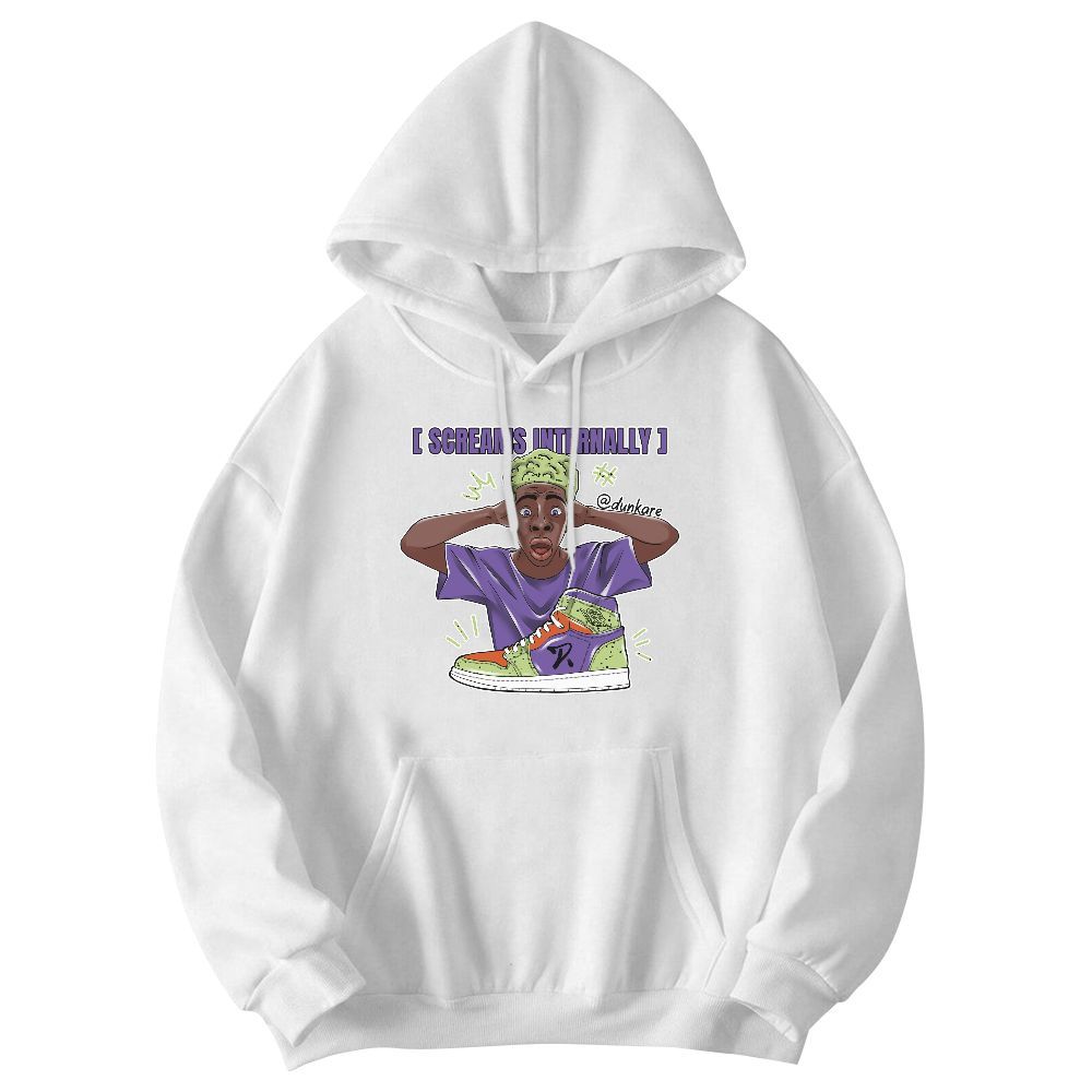 Sweatshirt To Match Canyon Purple 4s - Scream Internally Graphic