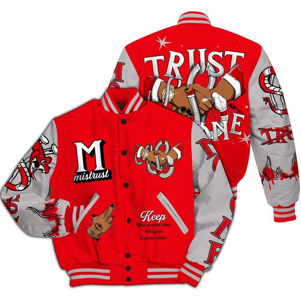Varsity Jacket To Match Air Max 1 Low Poly - Trust No One Snake-Bite Street Style All Over Print
