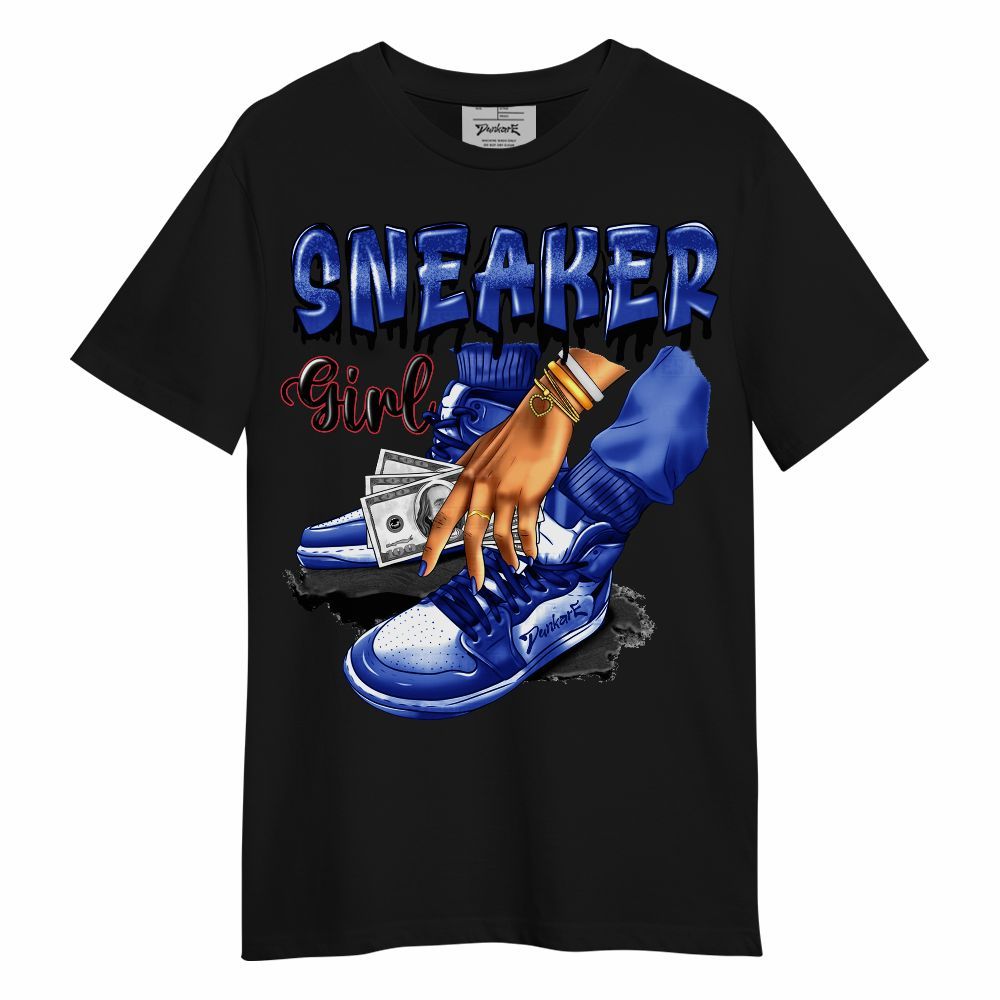 Shirt To Match Air Griffey Max USA Red White Blue 1s - SNEAKER Girl Money Drip Unisex Shirt