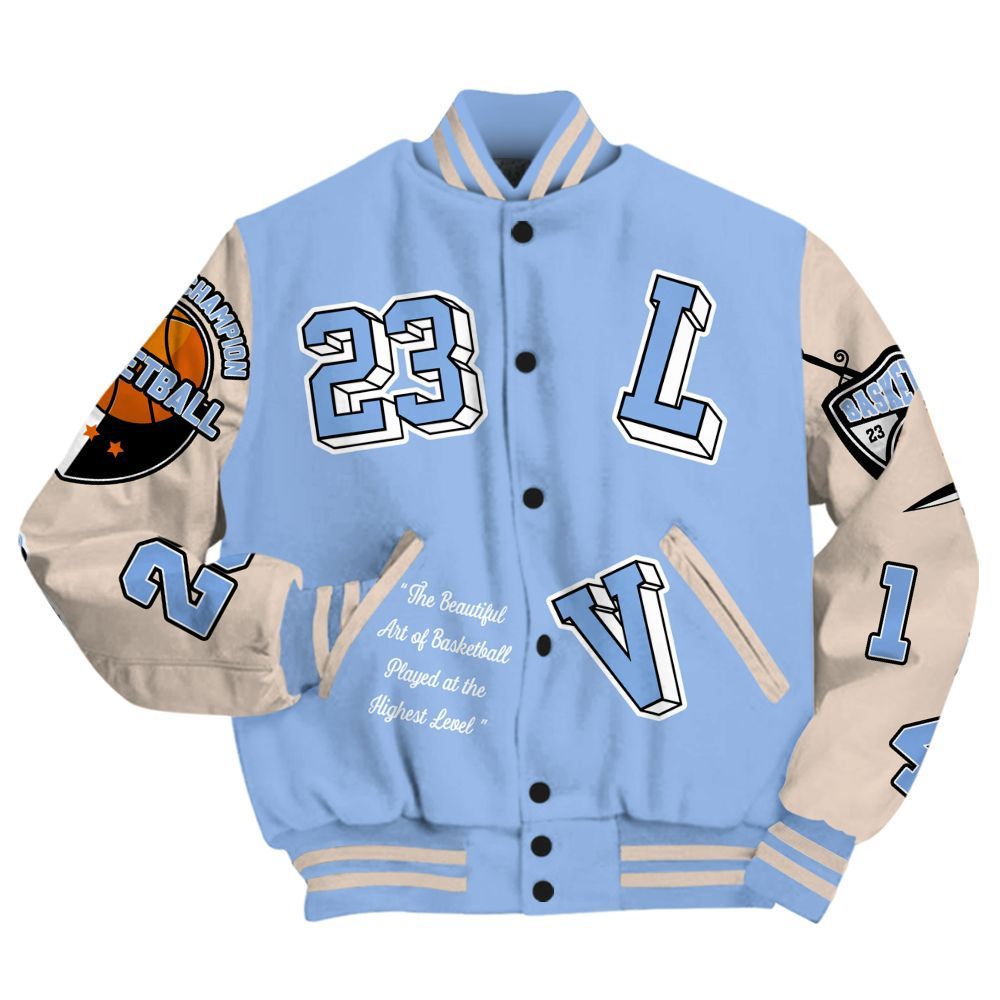 Varsity Jacket To Match Air Max 1 Royal Pulse - The GOAT Got Em Streetwear All Over Print