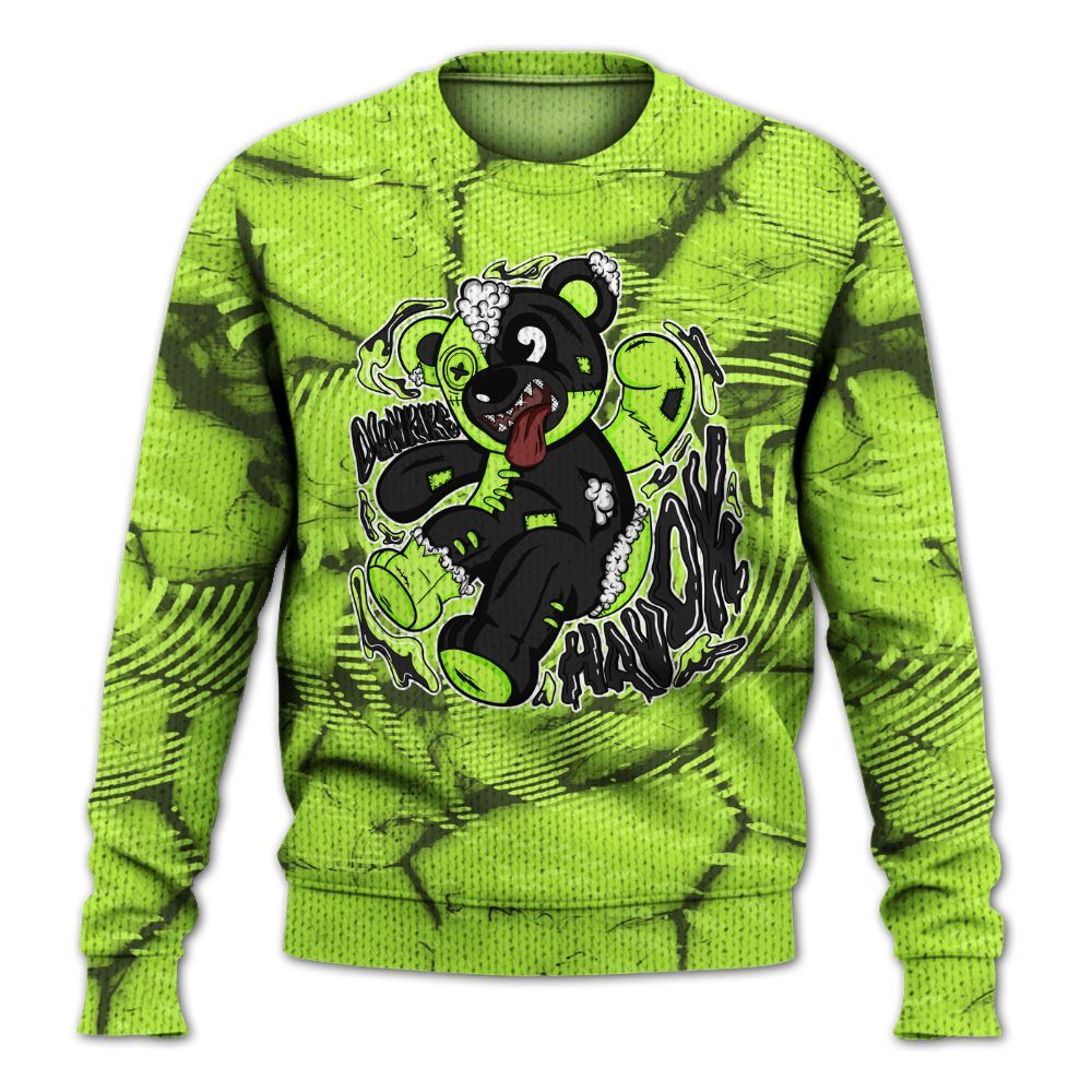 Knitted Sweater To Match Air Force 1 Low Dance Volt - Havok Bear