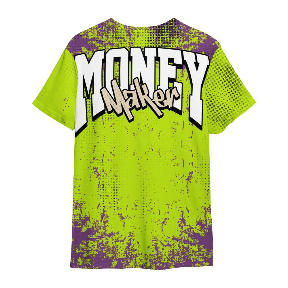 Shirt To Match GS Black Barely Volt 11s - Move In Silence Money Street Retro All Over Print