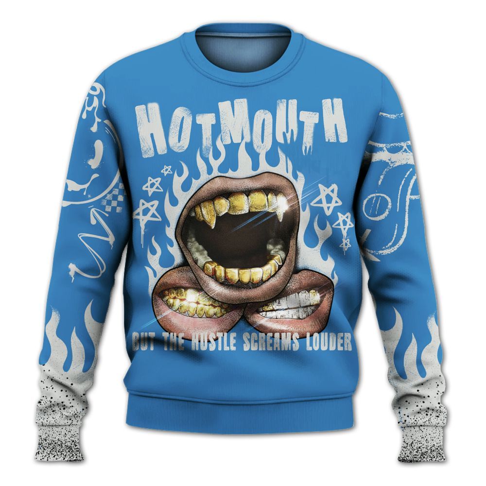 Sweatshirt To Match Low Carolina 17s - Mouth Burning Street Style All Over Print