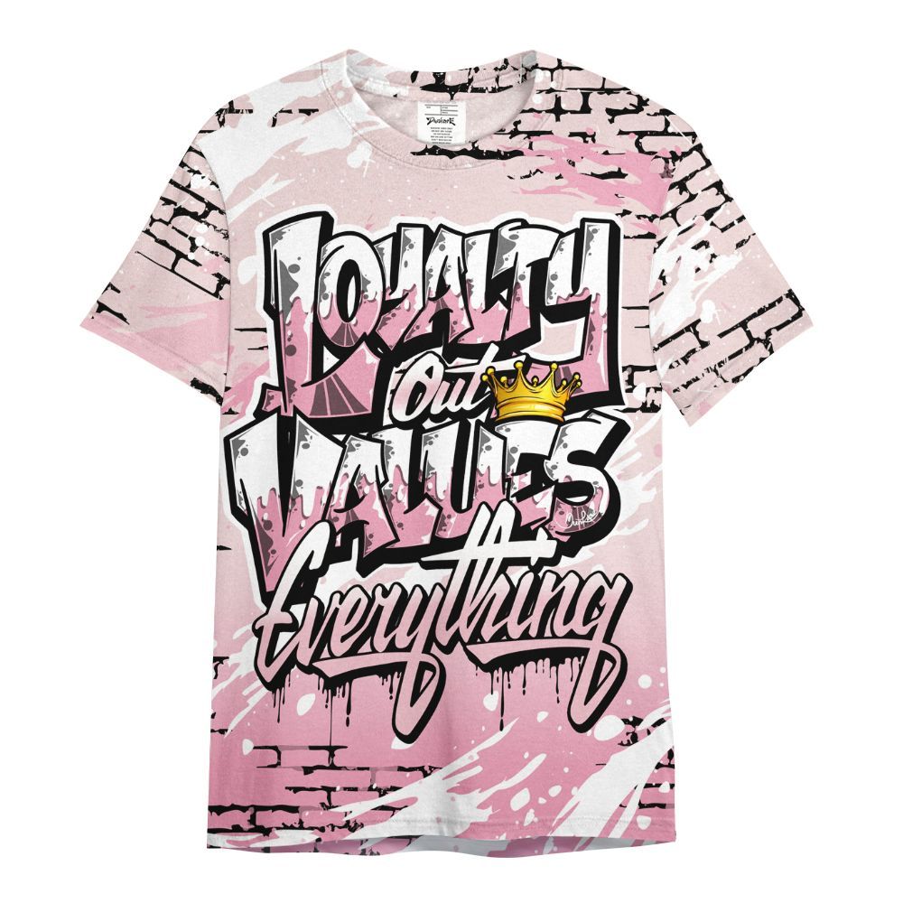 Shirt To Match Dunk Low KD 17 Aunt Pearl - Values Of Loyalty Drip All Over Print