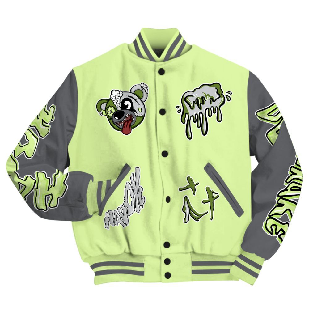 Varsity Jacket To Match Smoke Grey Volt TR 1s - Havok Bear All Over Print