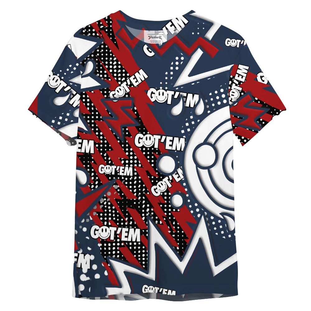 Shirt To Match Retro Olympic 6s - Retro Vintage 90s Shirt Outfit 1505 NCT