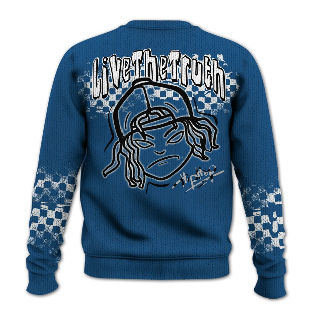 Knitted Sweater To Match Wizards 3s - Feel Life Street Style