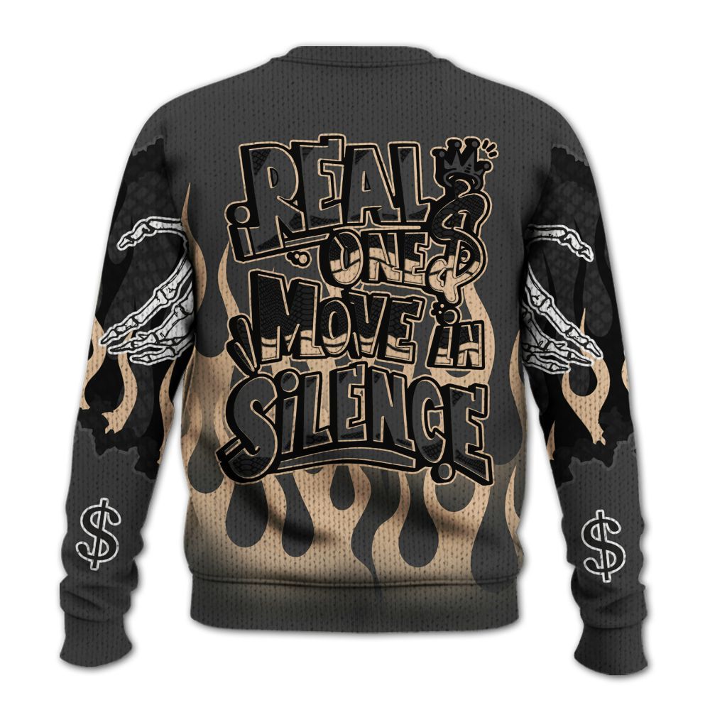 Knitted Sweater To Match Kobe 9 EM Mambacita - Ones Move In Silence Graphic Trapped