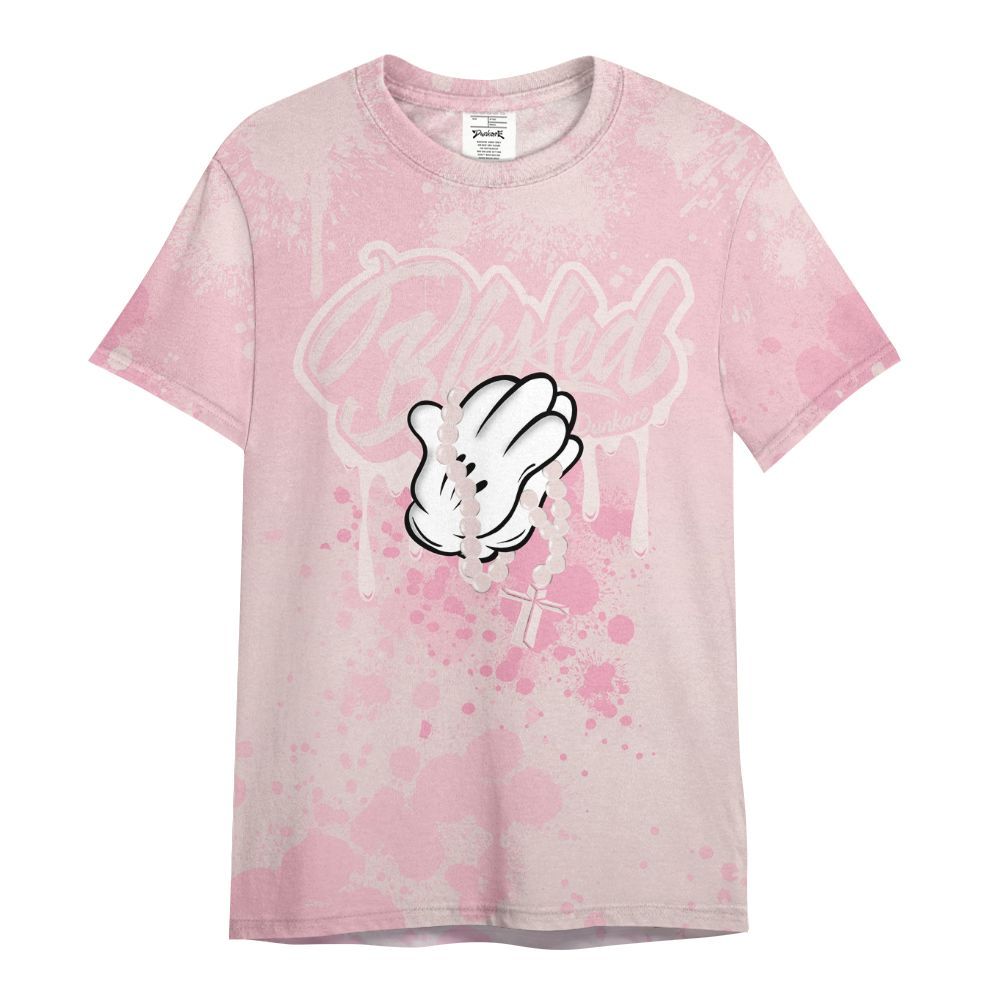 Shirt To Match Dunk Low KD 17 Aunt Pearl - God Blessed Ink Drip All Over Print