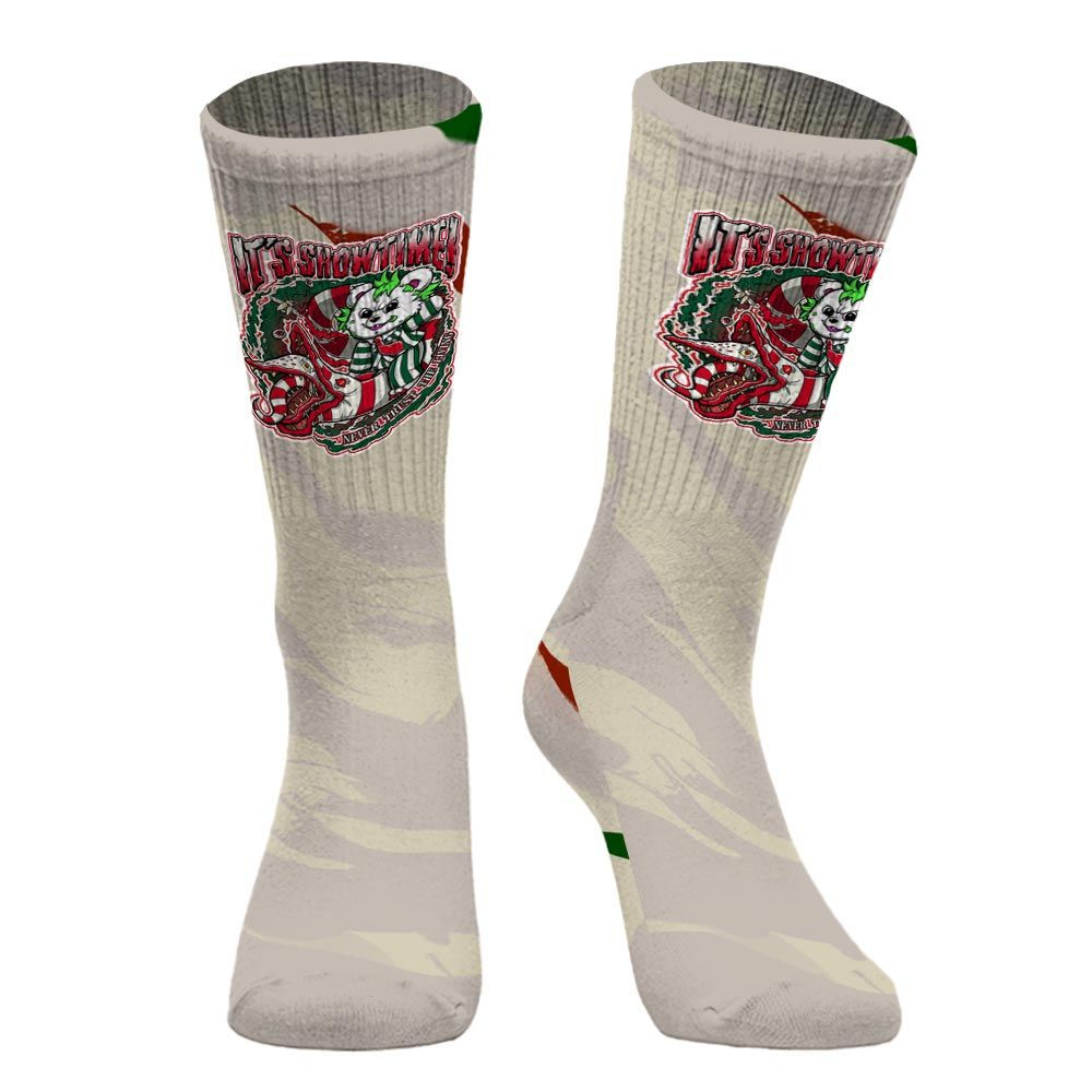 Sock To Match El Grito 5s - Showtime Beetle Juice Bear Halloween