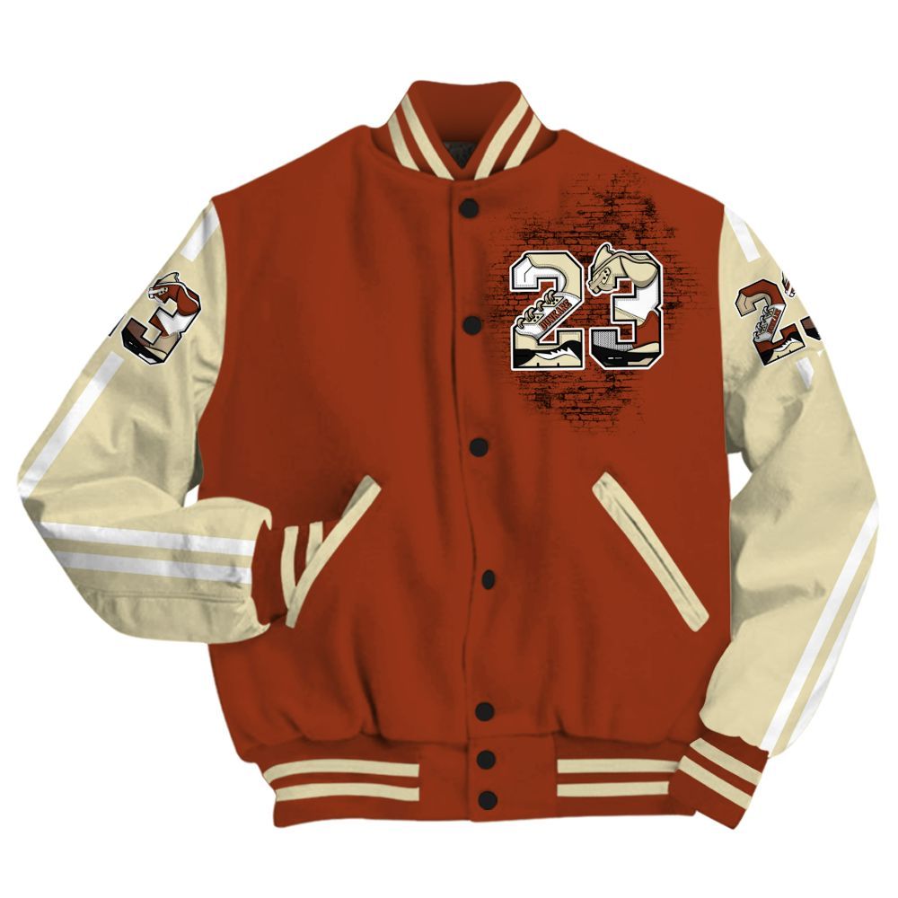 Varsity Jacket To Match Retro Eastside Golf 12s - Custom Name Number 23 5s All Over Print