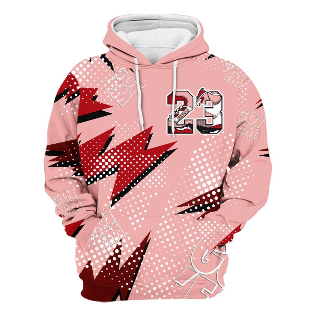 Hoodie To Match Low Valentines Day 1s - Custom Name Number 23 5s All Over Print