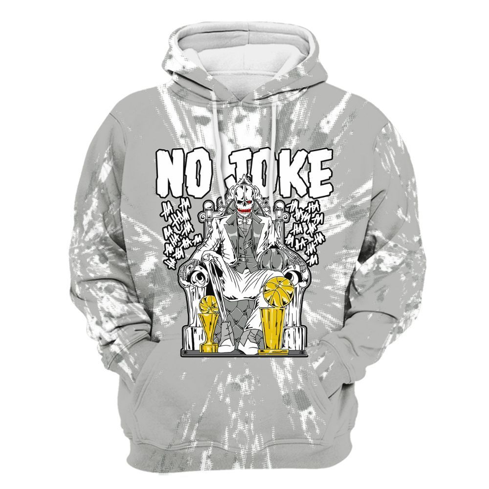 Hoodie To Match Retro Wet Cement 4s - Ain't Joke Skeleton Luxury All Over Print