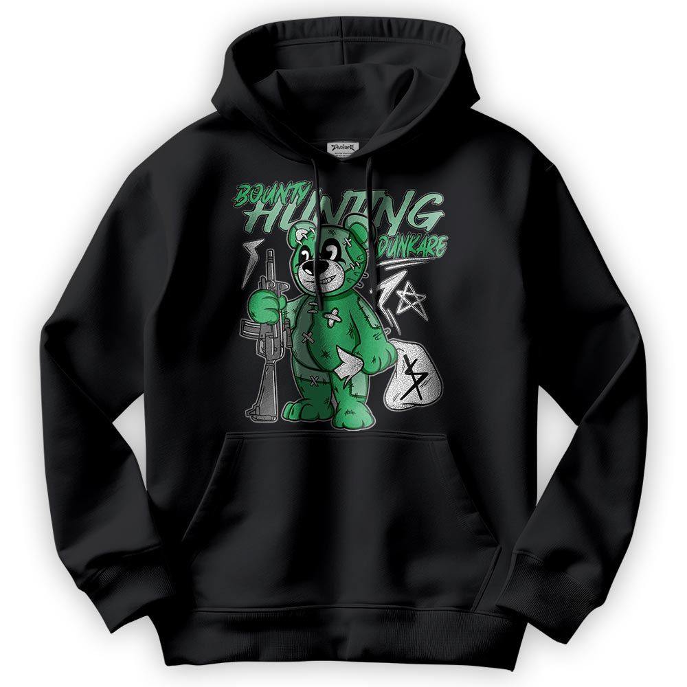 Sweatshirt To Match Black Green Glow 3s Hoodie - Bounty Hunting Bear Hoodie Unisex 1605 NCMD