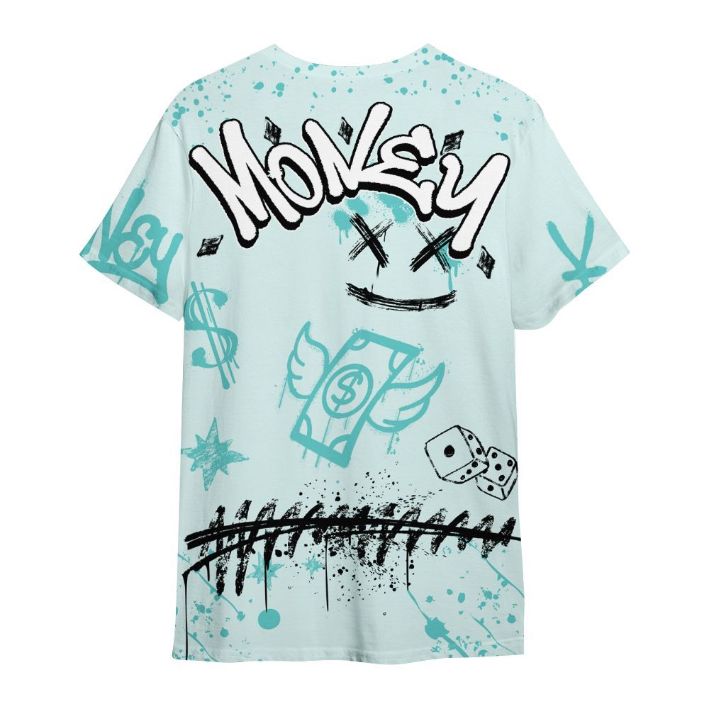 Shirt To Match KD 4 Easter Mint Candy - Paid In Full Crayon All Over Print