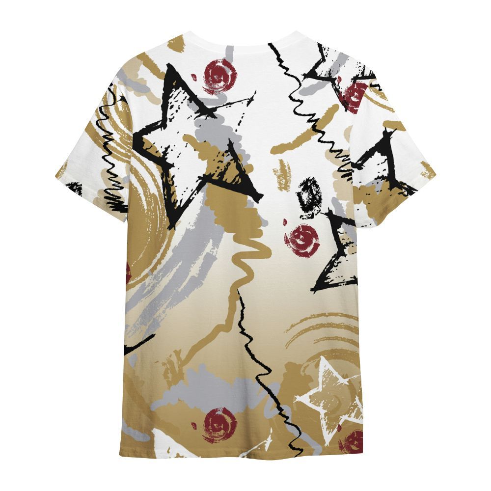 Shirt To Match Kobe 4 Gold Medal - Grind Shine Later Drip All Over Print