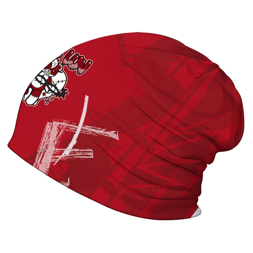 Beanie Hat To Match Bred Velvet 11s - False Romance Hugz Messyz Graphic