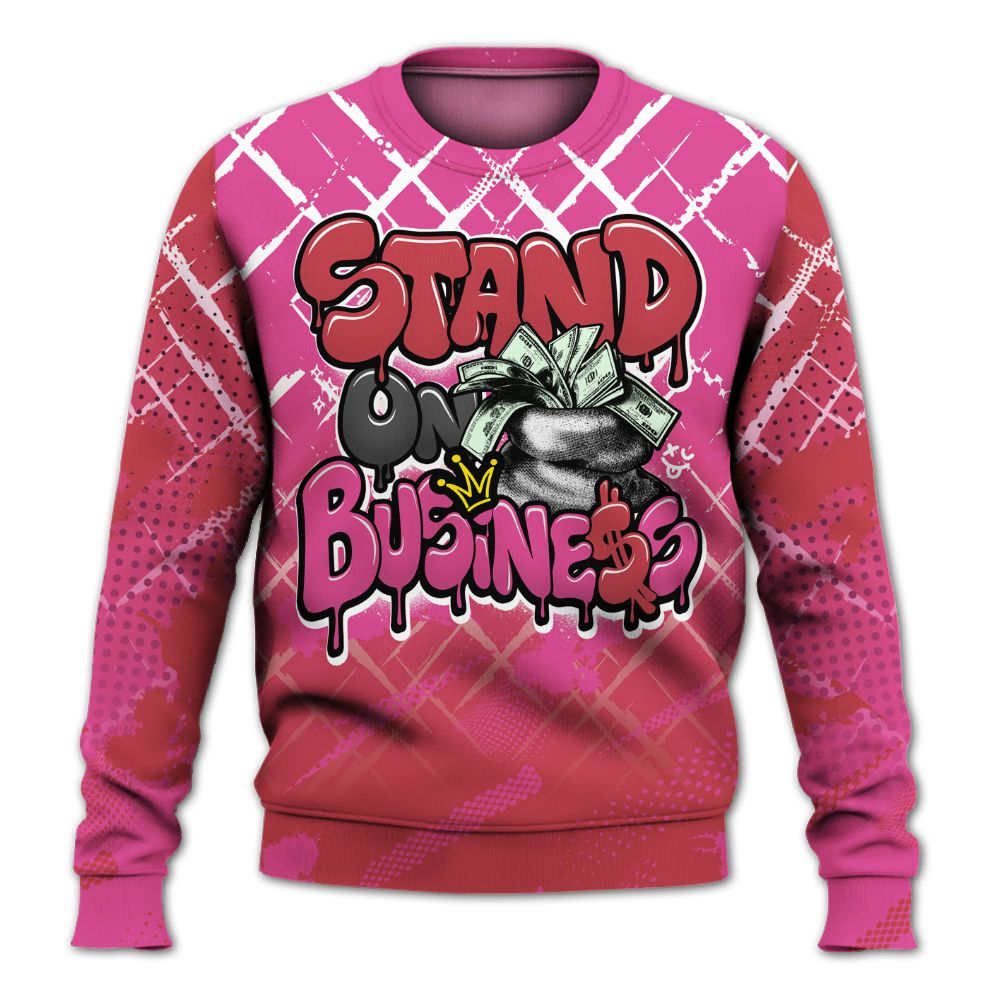 Sweatshirt To Match KD 4 Aunt Pearl - Halftone Stand Business Dripping All Over Print