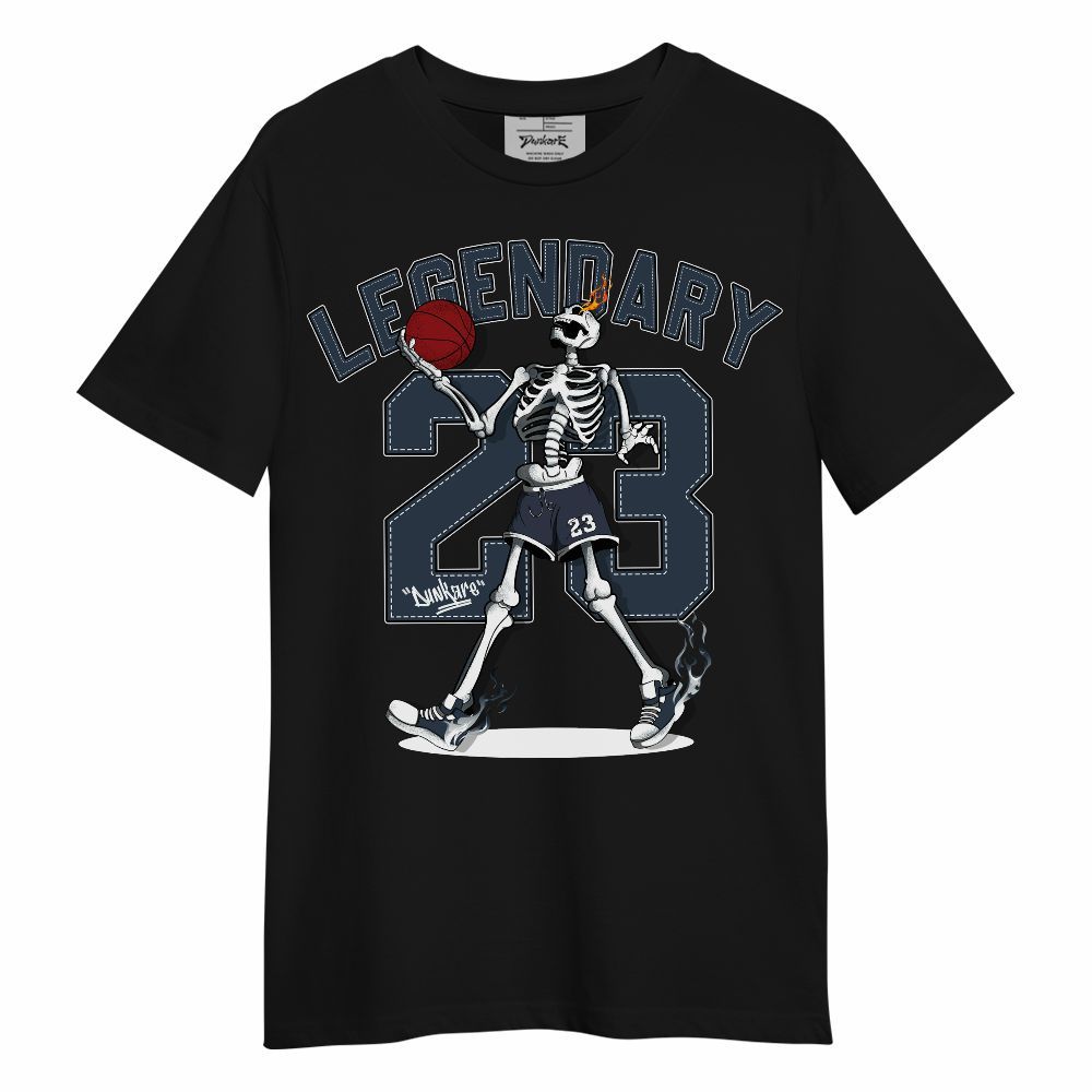 Shirt To Match Navy Blue 2024 6s - 23 Skeleton G.O.A.T Unisex Shirt